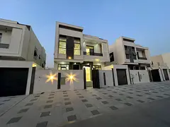🏠Villa for rent – ​​Al B3400ahiyah area, Ajman – 5 master bedrooms, living room, majlis, 