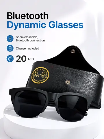 Bluetooth Sunglasses with Built-in Speakers (Includes Charger)