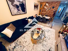 Furnished 3 Bedroom Apartment with Maid Room for Rent in Manazel 5 – Al Taawun