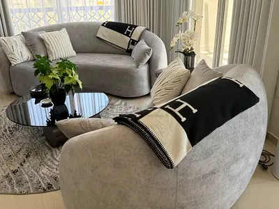 sofa set modern Italian style.
