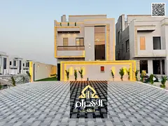 Villa for sale in Al Zahia | Swimming pool + 5 master bedrooms + living room and majlis + maid's
