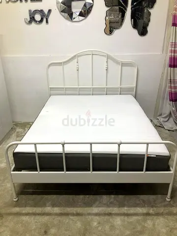 IKEA SUGTUA Bed Frame White 180x200
