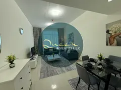 Title in English: Furnished 1 Bedroom Apartment for Monthly Rent in Ajman Corniche | Full Sea View |