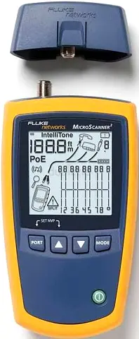 Fluke Networks MicroScanner2 Cable Tester - Working Condition- Last price Negotiate with me
