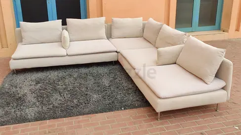 Ikea Sodhremn Corner Sofa Beige