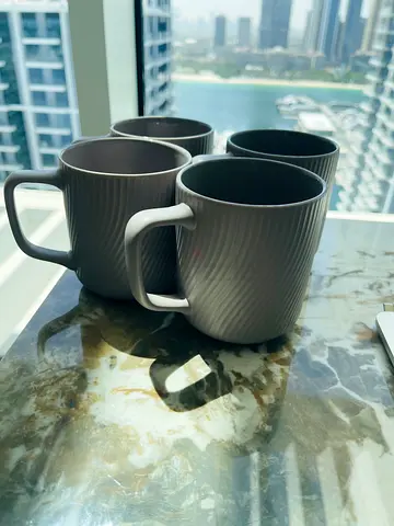 4 Light Purple Mugs