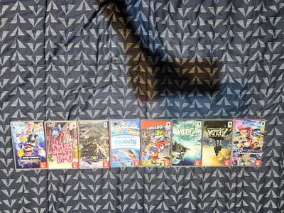 Bundle of 9 Nintendo Switch Games - Mario, Zelda, Sports, Splatoon  More