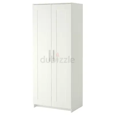 Ikea white wardrobe brimnes 78x50x190 2 doors