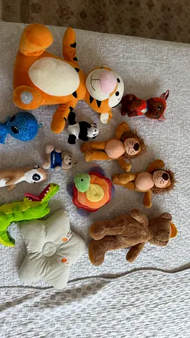 Bundle of assorted plush toys and soft activity toys - good condition