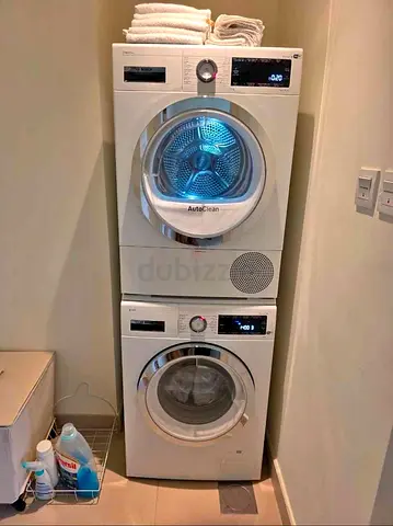 Free delivery Bosch series 8 Washer and Tumble Dryer Set - (White) - Good Condition