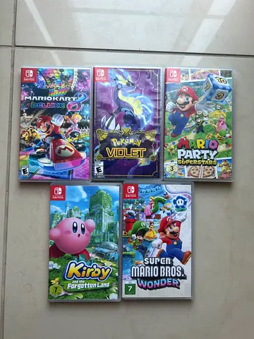 Bundle of 5 Nintendo Switch Games,