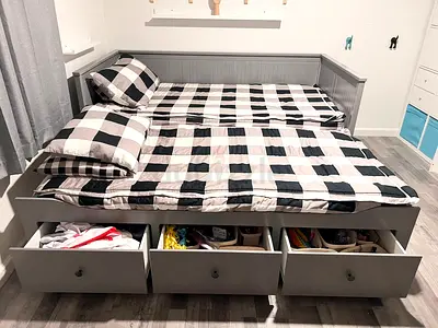 Ikea Day bed with two mettreses available in perfect condition