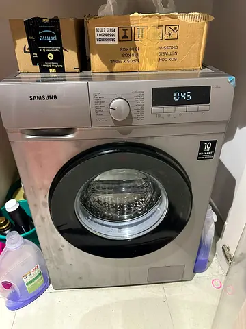 Samsung Front Load Washing Machine - 7kg, Silver