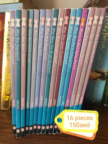 Collection of 16 Who Was...? Childrens Biography Books