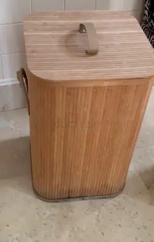 Bamboo Laundry/Bin Basket with Lids