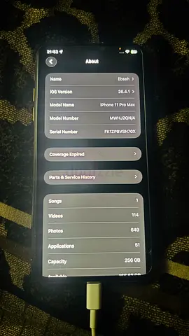 iPhone 11 Pro Max 256GB - Space Gray, Good Condition