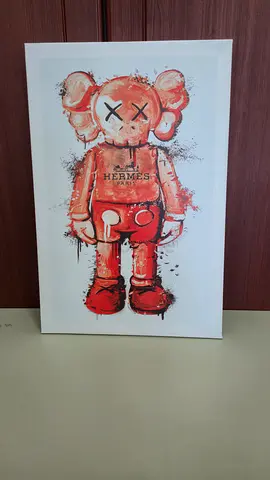 KAWS-style Hermes Character Canvas Print — 60x40cm (Approx.) 3 painting