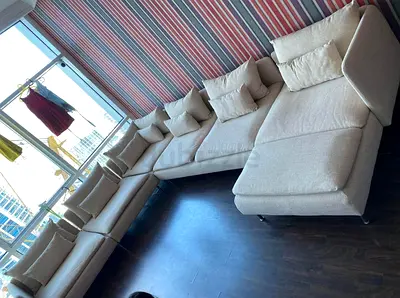 Selling top quality Ikea Sodhremn U Shape Sofa Beige Excellent Condition
