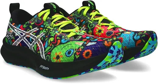 ASICS Mens Noosa TRI 16 Limited Edition Running Shoes, 12, Black/Green Gecko