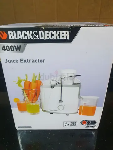 Black  Decker 400W Juice Extractor (Like New, in Box)