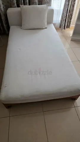 Ikea Single Wooden Bed FREE Mattress Cushions URGENT