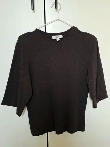 Cos Brown T-Shirt - organic cotton