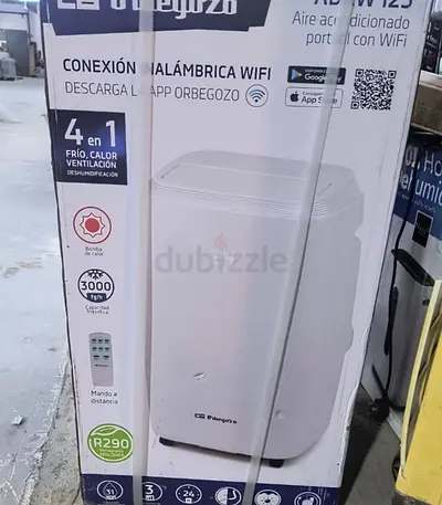 Portable WiFi Air Conditioner - 4-in-1 Cooling, Heating, Dehumidifier (New in Box)