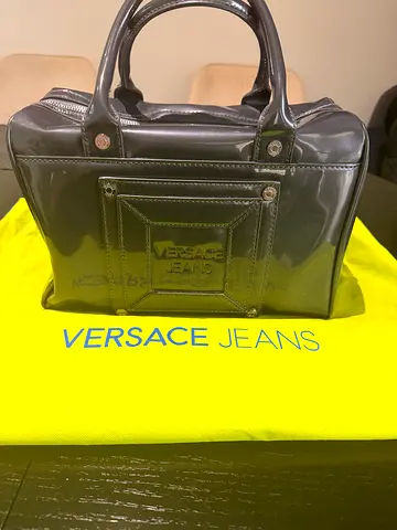 Versace Jeans Patent Handbag