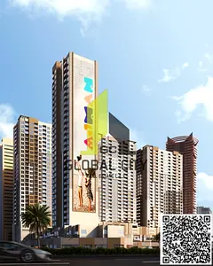 Own &amp; Invest in 1BHK with Open Sharjah View | | Large Size + Parking | Near Corniche Ajman &amp;