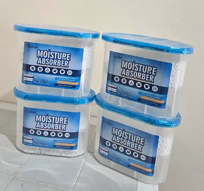 Set of 4 Moisture Absorber Containers - Brand New
