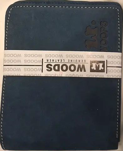 New Navy Blue Genuine Leather Wallet