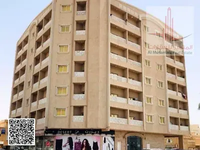 One bedroom and living room apartment for annual rent in Ajman, in Nasser Al Mualla building, Al Ra