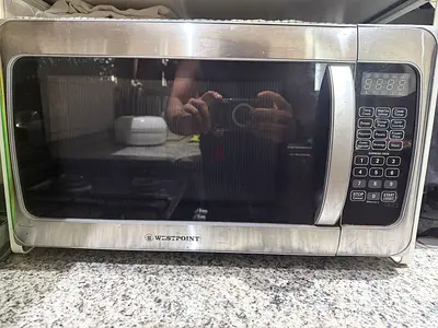 Westpoint Stainless Steel Microwave - Used, Working
