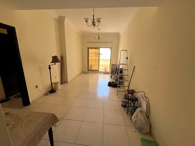 One bedroom and living room for annual rent, excellent size, in Ajman, UAE, at an unbeatable price.