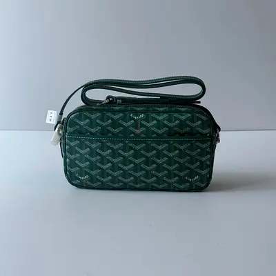 Goyard Goyardine Cap vert Camera bag