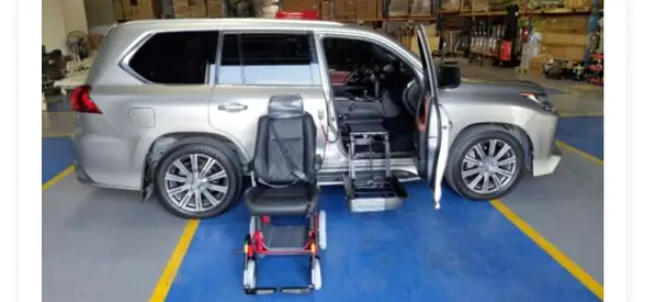 Swivel seat for elderly all 4x4 cars