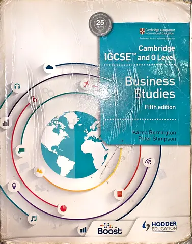 Hodder Education Cambridge IGCSE and O Level Business Studies 5th edition