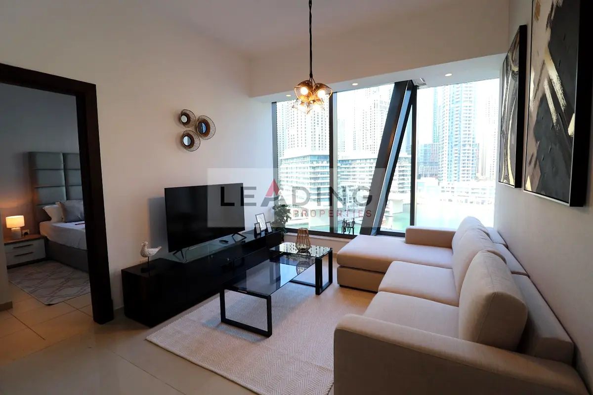 Stunning Marina View | Fully Furnished 1 Bedroom| High Demand Location