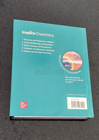 Inspire Chemistry (McGraw Hill) -High School Textbook Student Edition. NEW!