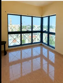 Furnished master bedroom with attached bathroom available for Indian family in town center Al ain