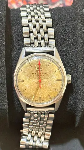 Vintage Favre Leuba Sea King 1950s - Serviced, Original Patina  Bracelet
