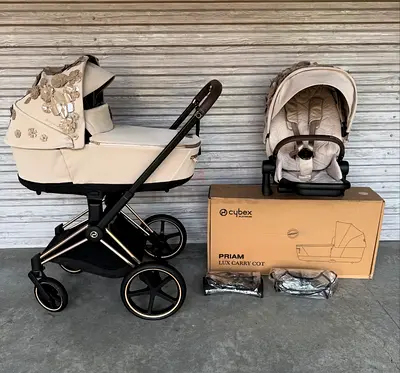 Cybex priam4 new model with cot special color perfect condition as new