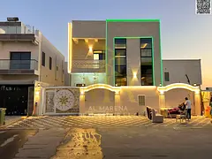 Villa for sale in Al Yasmin, Ajman | 5 master bedrooms | Luxury finishing | Prime location | Freehol