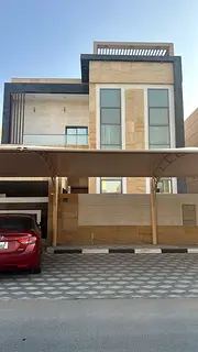 Villa for rent in Al Yasmin, 5 master bedrooms, living room, majlis, maid's room with a spacious
