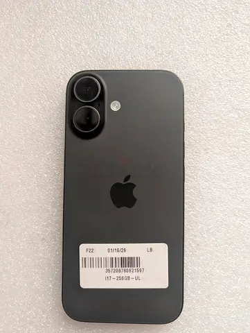 Apple iPhone 17 - 256GB (Black color) - Good Condition