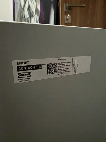 IKEA ENHET cabinet unit (new with label) - grey/white