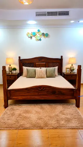 Marina Home Solid Wood Super King Bed Set