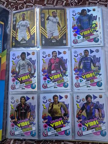 Collection of UEFA Champions League , fifa World cup 2018 and older cards (288 cards )