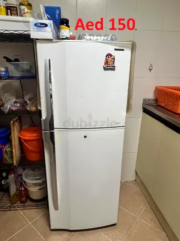Toshiba White Double Door Refrigerator