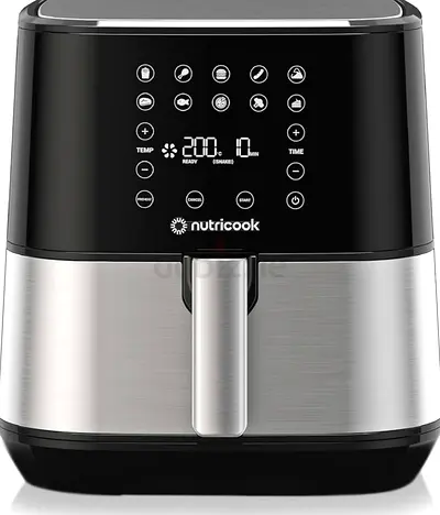Nutricook Digital Air Fryer with Stainless Steel Finish
